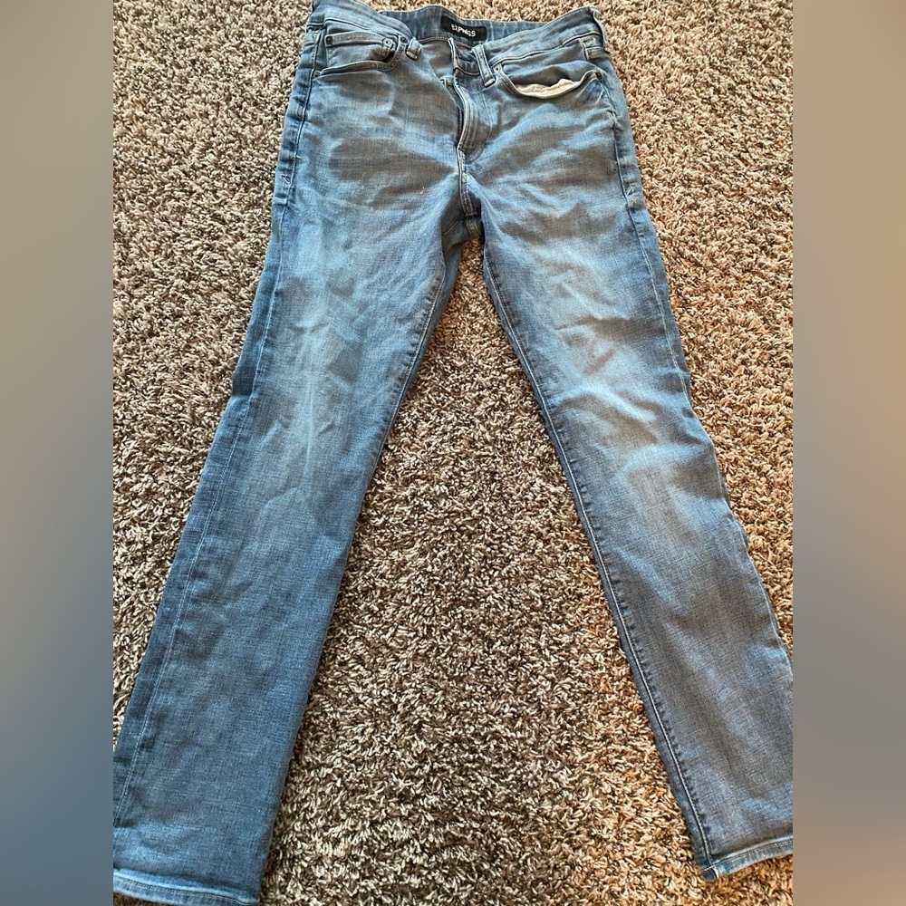 Express slim fit blue jeans men